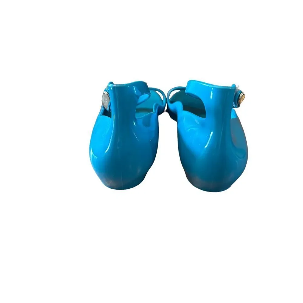 Louis Vuitton Elektrochoc Blue Rubber Sandals 38/8‎
